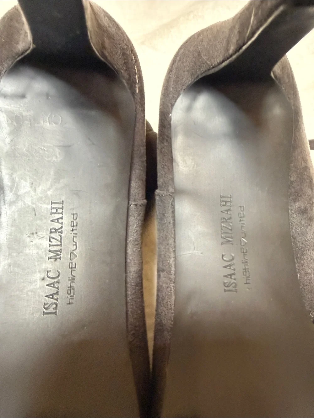 Isaac Mizrahi Shelby Charcoal Suede Side-Zip Ankle Boots